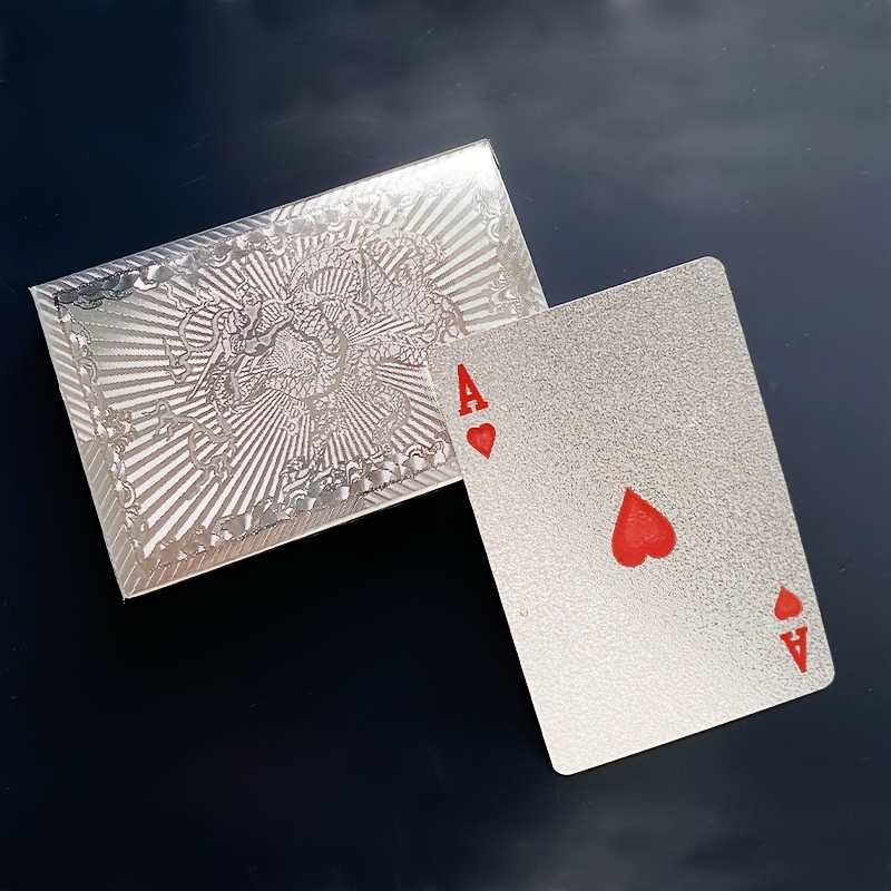 1 sztuka Wodoodporne Grube Karty do Gry z Twardego PCV - dla Wszystkich Wieków, Świąteczna Gra na Boże Narodzenie, Halloween i Nowy Rok oraz Prima Aprilis, Materiał Przyjazny Młodości