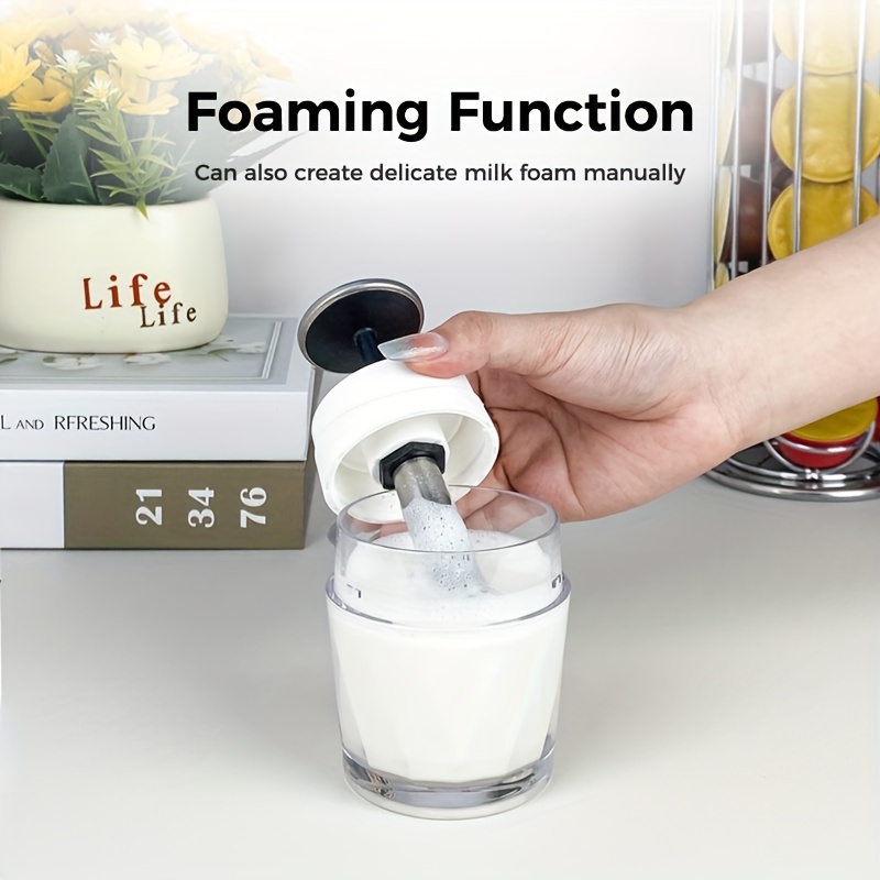 CAFELFFE 3 w 1 Klasyczny Ręczny Urządzenie do Przygotowywania Espresso, Przenośna Okrągła Maszyna do Kawy z Matowym Wykończeniem, Filtr Wielokrotnego Użytku, Wielofunkcyjne Użytkowanie, Nie Potrzebne Elektryczność, Pojemność Mniej niż 1L